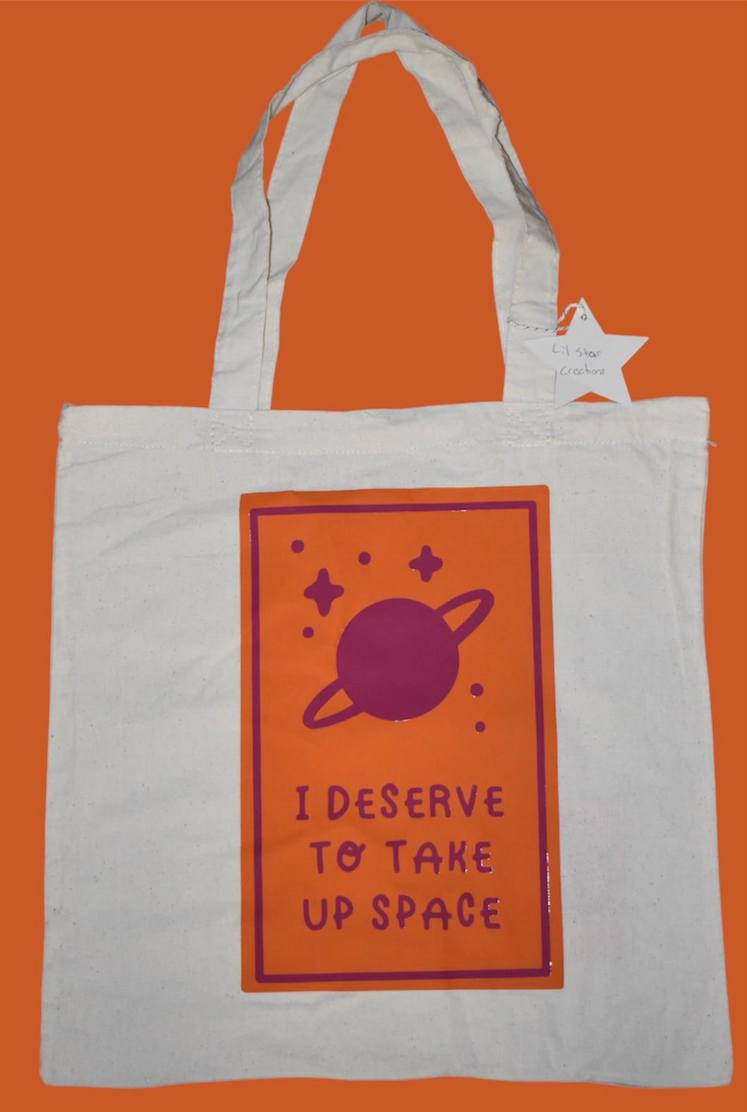 Take Up Space Tote Bag